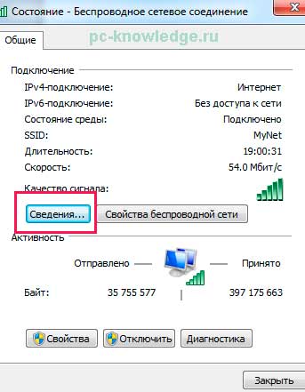 Как узнать свой шлюз