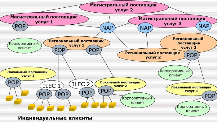Структура интернета Структура интернета