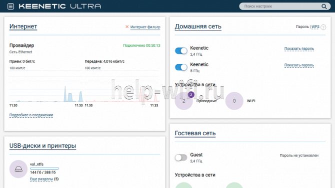 Иллюстрация: ZYXEL KEENETIC ULTRA II: обзор, настройка и прошивка