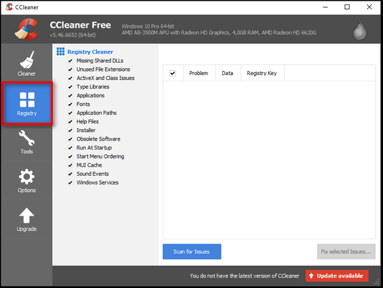 Программа Ccleaner