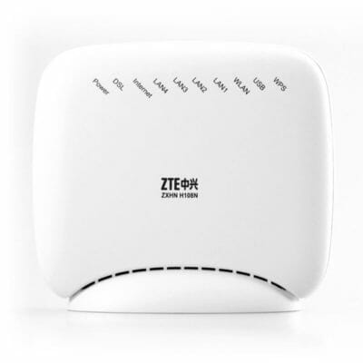 Иллюстрация: Обзор модема ZXHN H108N: описание, характеристики, настройка и отзывы