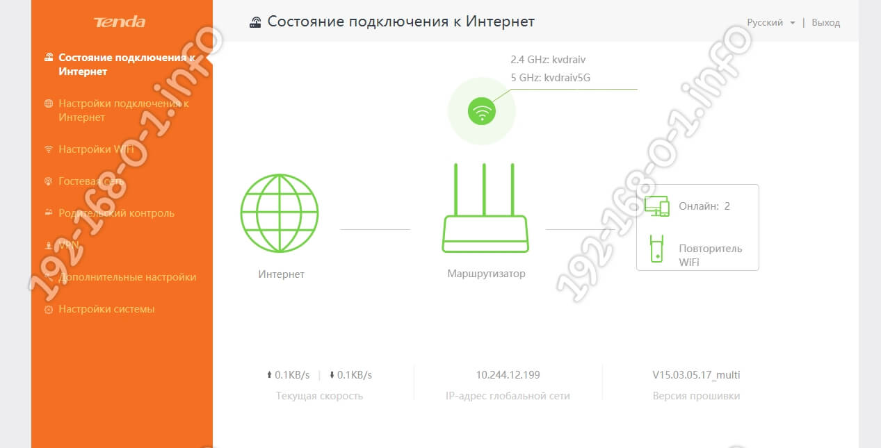 подключение маршрутизатора tenda ac6
