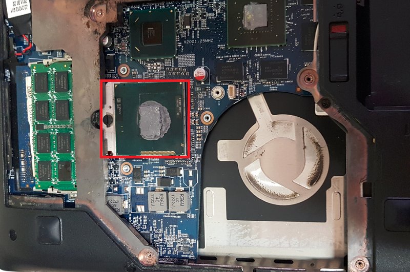 Замена процессора на ноутбуке Lenovo Процессор ноутбука Lenovo