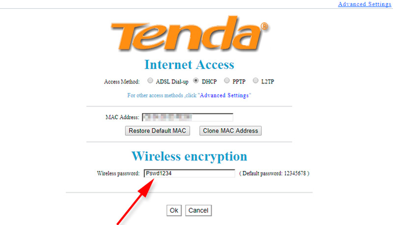 Смена пароля от Wi-Fi