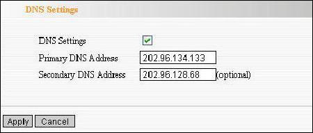 Настройка DNS