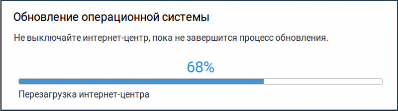 Автоматическая прошивка Keenetic Extra: шаг 5 Процесс обновления ПО