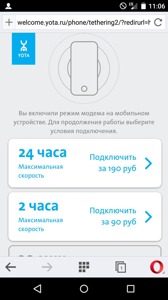 Иллюстрация: Раздача мобильного интернета Yota: возможные ограничения и способы их обхода