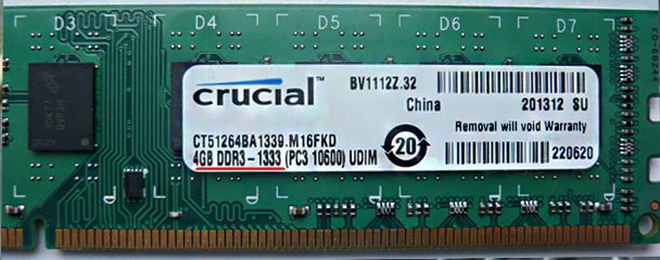 Маркировка оперативной памяти - фото 1