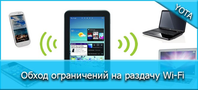Иллюстрация: Раздача мобильного интернета Yota: возможные ограничения и способы их обхода