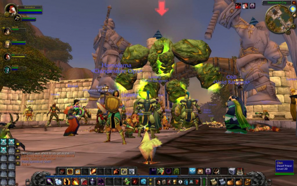 командное поражение в wow' '='